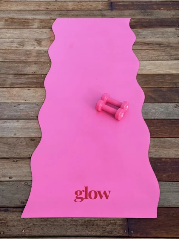 Tapis de yoga Glow rose
